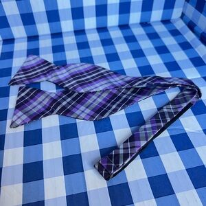 BOWTIE - Checkered Purple